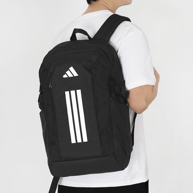 아디다스 학생가방 스포츠가방 PW 백팩 (노트북수납가능) 26.5L, 검흰, 1개