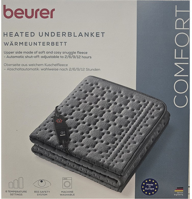 [코스트코] 26년NEW 독일 보이로전기요 1인용 /품질보증 5년/고급형 6단온도조절/CKU117 CKU103 CKU163/ 절전형/ 과열시자동 전기차단/추석부모님선물/보이러전기요, 1인용-다크그레이(BKU195)