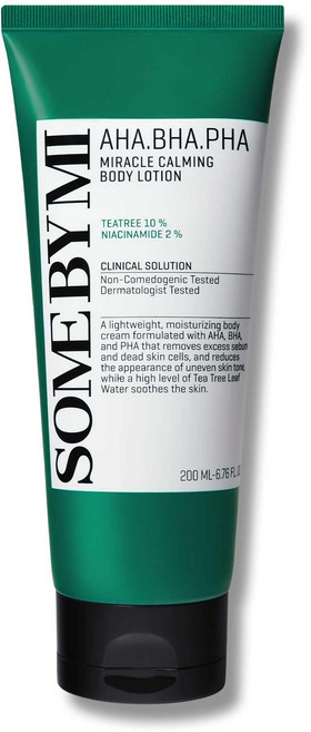 SOME BY MI AHA BHA PHA 미라클 진정 바디로션 200ml 살리실산 각질 제거 보습, 4개
