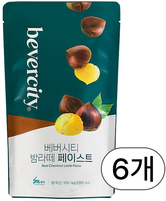 세미-밤라떼페이스트1kg x6, 1kg, 6개