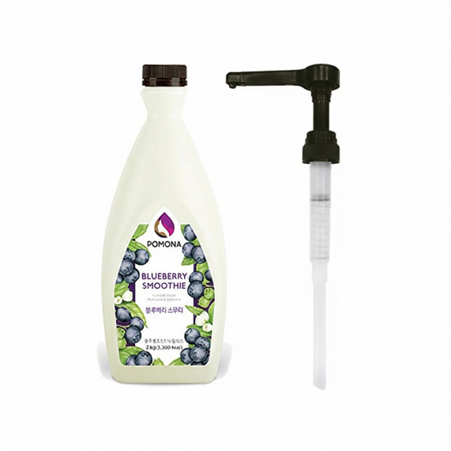 포모나 블루베리스무디2kg+정품펌프, 2kg, 1개