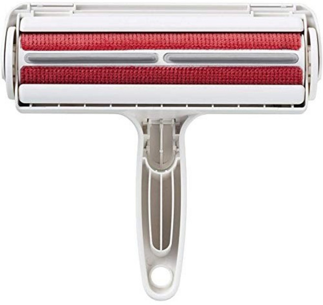 [국내배송] 파쿠파쿠 롤러 / 반영구 돌돌이 / 강아지 고양이 털 빠짐 관리 제거 청소기, 레드, 1개