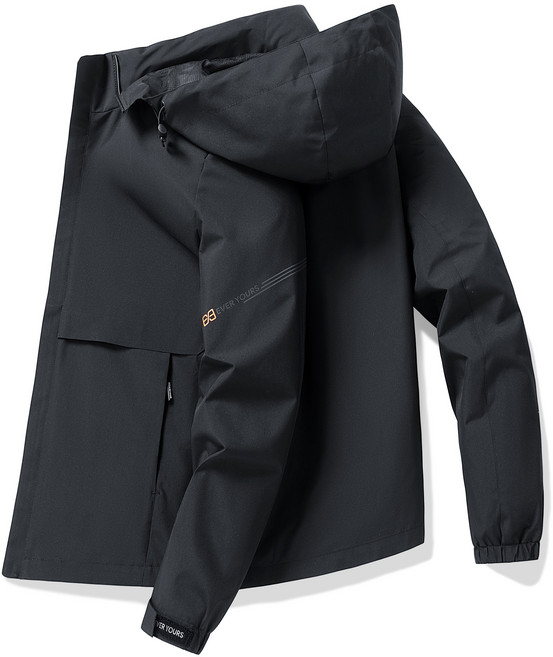 에버유어스 아웃도어 봄 가을 남성 후드 탈부착 방풍방수 바람막이 자켓 등산복 재킷 일상복 상의 2color