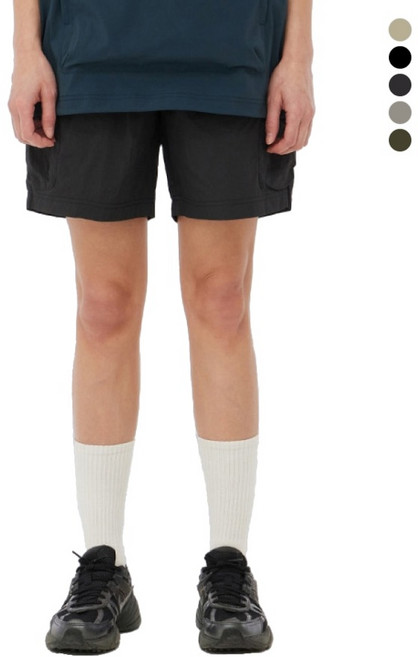 스위브 스위브 유니) 나일론타슬란 풀밴딩 유틸리티 카고 4부 쇼츠(LSAMCNH754P)