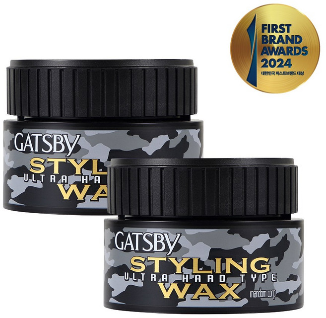 갸스비 1+1 초강력 스타일링 왁스 울트라 하드 80g