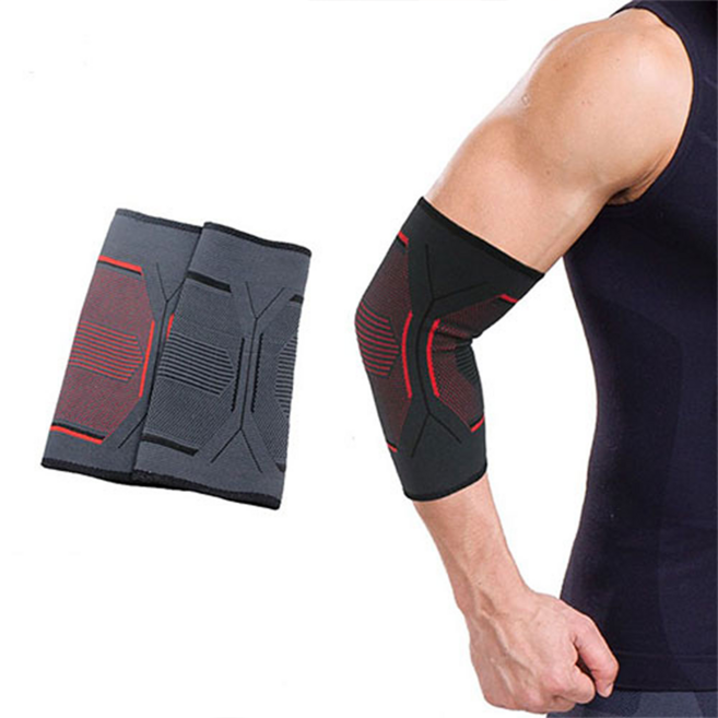 올투게더나우 팔꿈치 보호대 2p 1set, 블랙, 1개