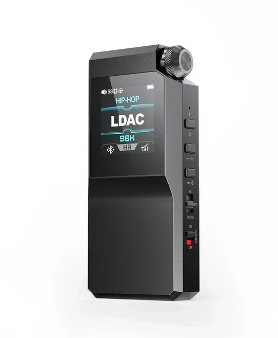 FiiO BTR17 헤드폰 앰프 고해상도 Bluetooth 5.4 LDAC/aptX 무손실 지원 768K/32Bit DSD512, 02 검정색