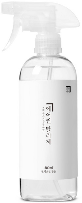 살림백서 에어컨 탈취제 500ml 대용량 편백 냄새 제거 실내 자동차 벽걸이 스탠드, 1개