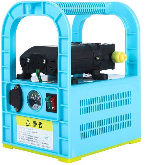 手提電動噴霧器 充電式農用小型抽水機, 基礎續航【16安鋰電池+雙核泵】,5米高壓管