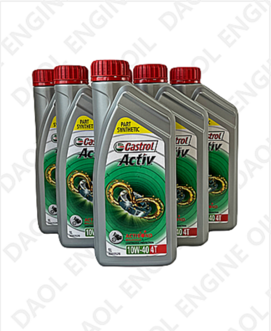 캐스트롤 액티브 4T 10W40 오토바이 엔진오일 말레이시아산 (1LX12EA) 한박스, 1박스, 1L