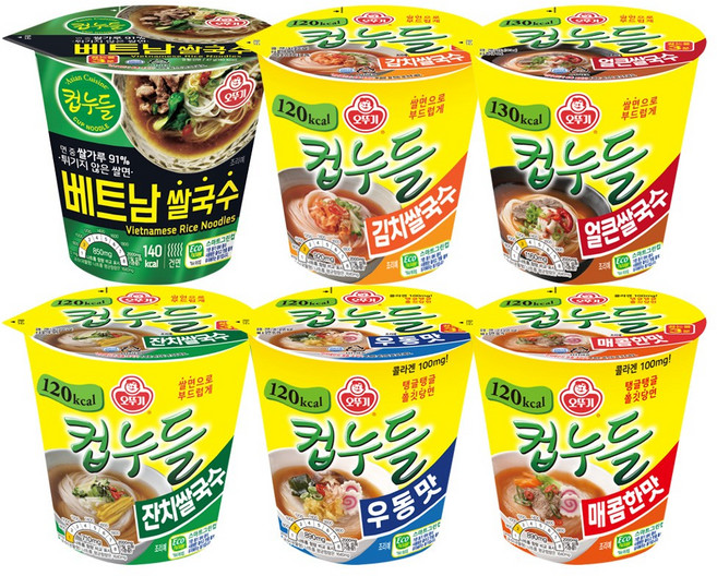 컵누들 6종 18개입(매콤3+우동3+김치쌀국수3+얼큰쌀국수3+잔치쌀국수3+베트남쌀국수3), 18개