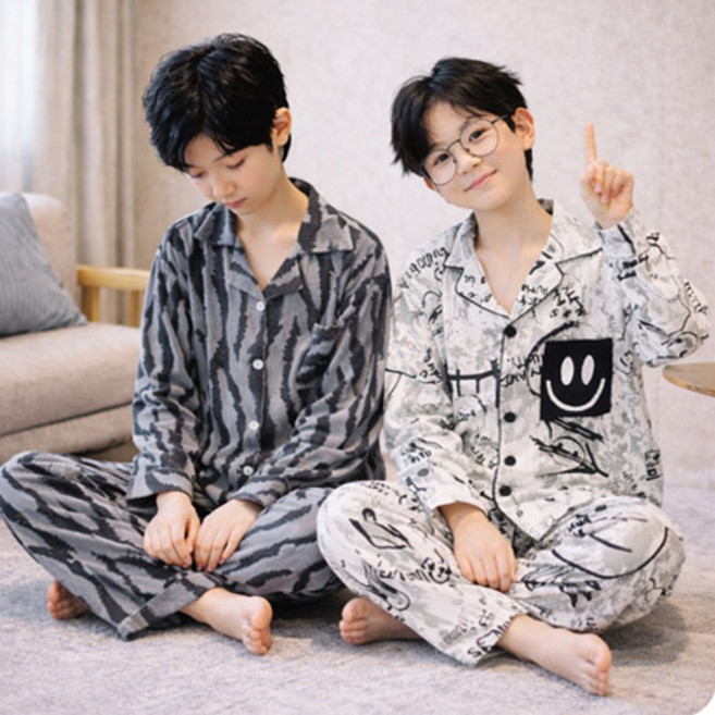 남아여아 카라 잠옷세트