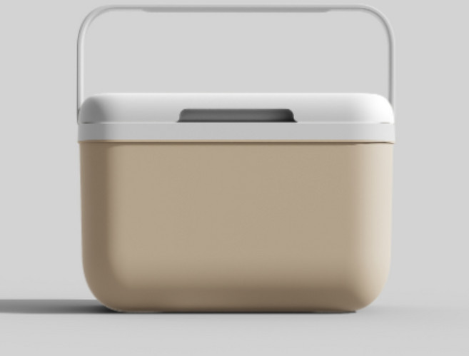 소형 휴대용 아이스박스 캠핑/피크닉/차량용 미니 쿨러박스, 5L, 카키