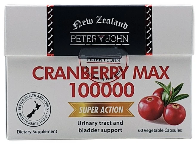 피터앤존 크랜베리 맥스 100 000 60캡슐, 1개, 60정, 60정 - 쿠팡