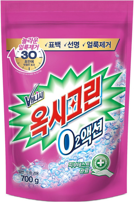 오투액션 베이킹소다 분말형 표백제, 700g, 1개