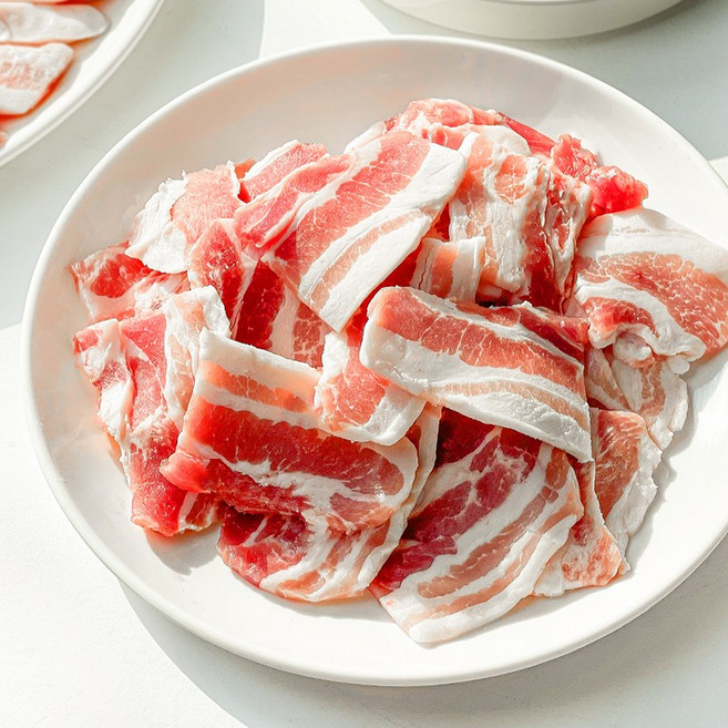 베스트밀 추억의 냉동 삼겹살 2.4kg (600g x 4팩) 옛날 냉삼 개별포장