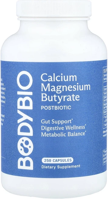 바디바이오 칼슘/마그네슘 부티레이트 캡슐 250정, 6개 - 쿠팡