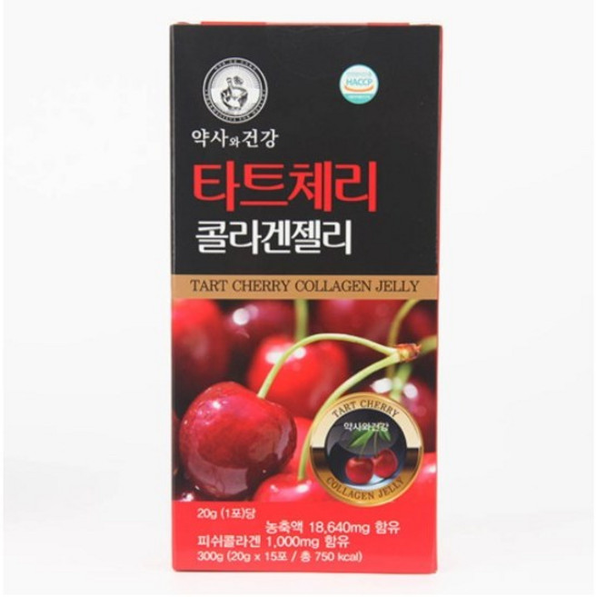 쁘띠엉클 프리미엄 타트체리 콜라겐 젤리 20g x 15포 터키산 타트체리 93.2% 피부건강 높은 흡수율 저분자 콜라겐 2개 구매, 1박스, 15회분
