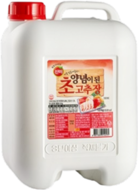 [진미식품] 진미 양념이된 초고추장 골드 13kg, 17개