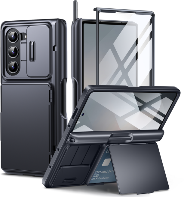 모보시 힌지 보호 펜커버 카드 수납 카메라 보호 풀커버 휴대폰 케이스