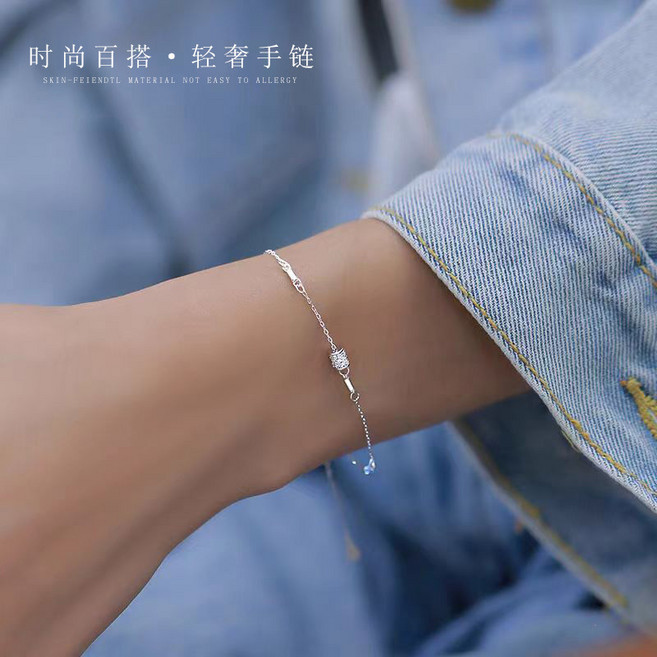 手環 手鐲 手錬小蠻腰手鏈女小眾設計高級感細款百搭氣質手飾送女友甜美生日禮物