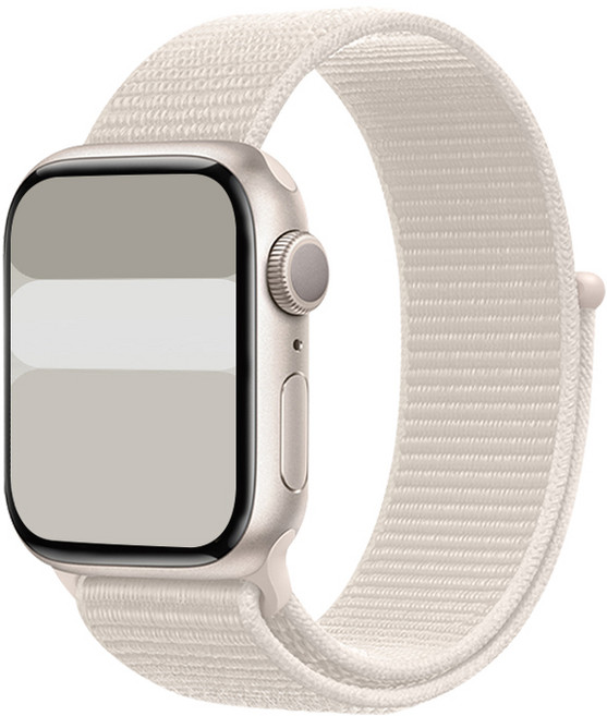 아이드 애플워치 호환 나일론 스포츠 스트랩, 1개, 스타라이트