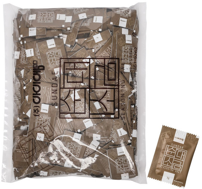 아이엠소스 순대소금-배달용 일회용 소금, 1.5kg, 1개