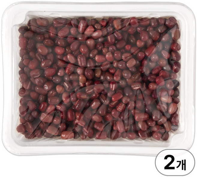 싸리재 팥밥 팥고물재료 [ 삶은 국산 팥 200g ] 동짓날 베이킹재료 떡재료 대보름, 2개