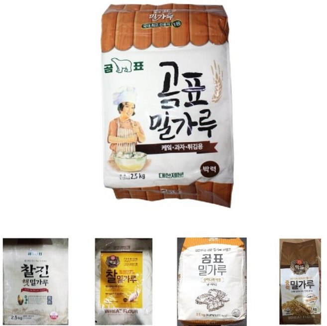 (면)곰표박력밀가루 /밀가루/박력분/강력분/중력분/박력/제빵/다목적/가정용/케잌/과자/튀김용, 2.5kg, 1개