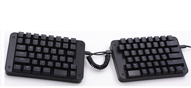 인체공학키보드 분할 기계식 프로그래머 게이밍 개발자, 체리 차축, LY092 NI S21 DIY, 부정하다, 갈축