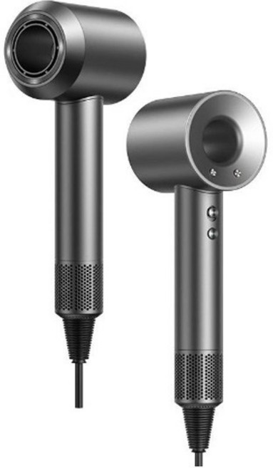 享家品 吹風機 快速乾髮 輕巧設計 負離子護髮, 灰色（單風嘴）, D12