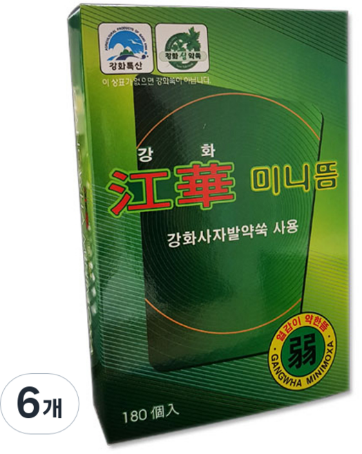 세종 강화 쑥 미니뜸, 6개