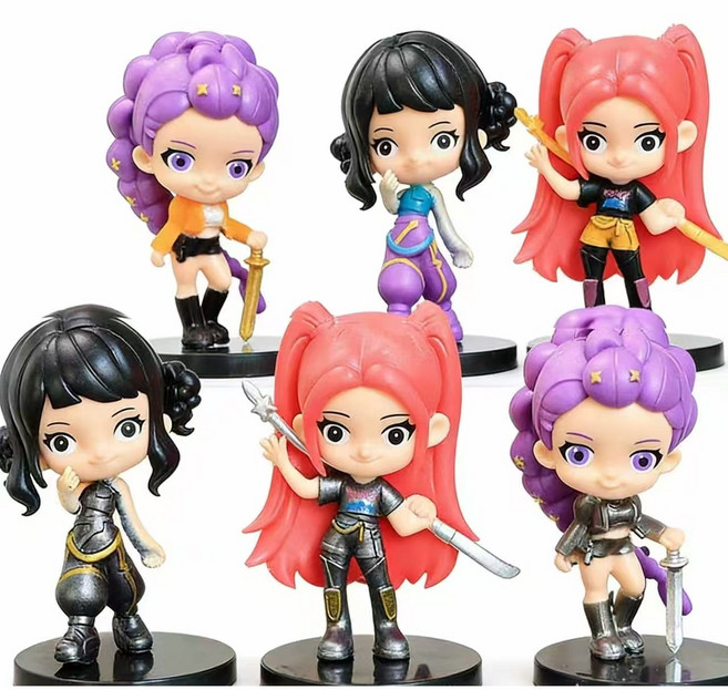 Q版獵魔女團公仔擺件, 1個, 簡裝,全套6個 獵魔女團人物