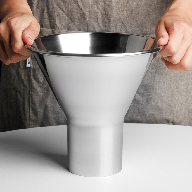 스텐 깔때기 입구넓은 와이드 업소용 김장 젓갈 깔대기, 02 스텐 깔때기 중, 1개