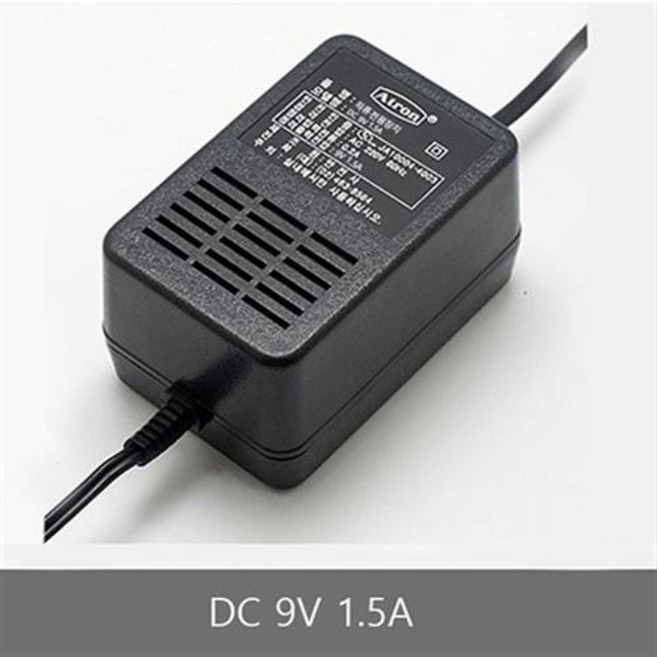 DC 9V 1.5A 어댑터 안전사 트랜스, 1개