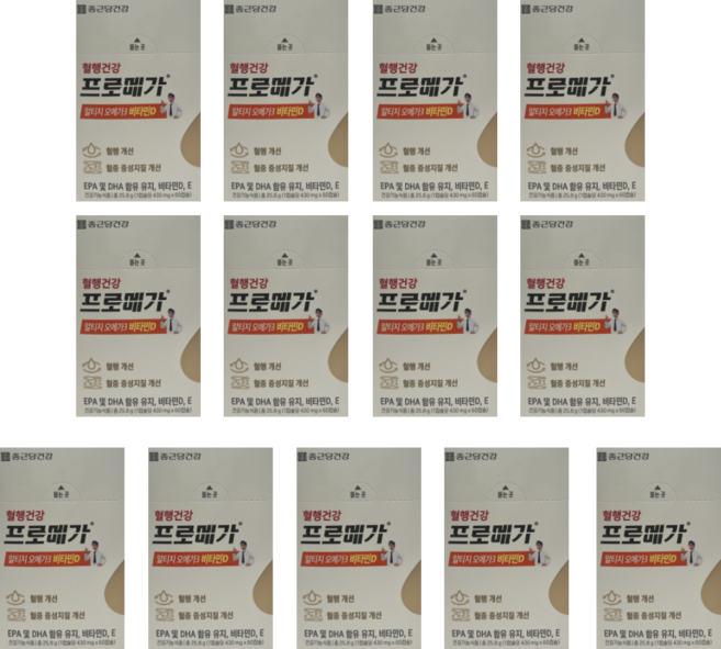 종근당건강 프로메가 알티지 오메가3 비타민D (총 13개월분 / 13박스), 60정, 13박스