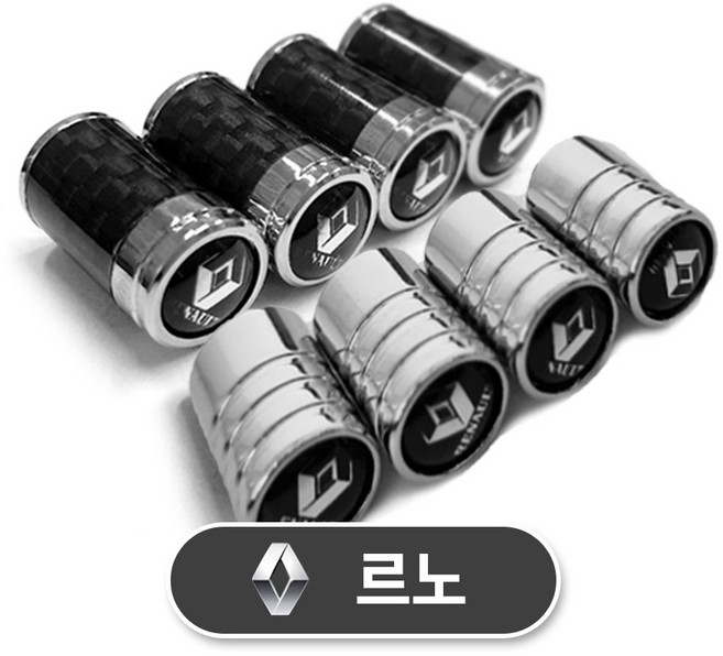르노 QM6 아르카나 그랑 콜레오스 세닉 SM6 카본 타이어 에어 밸브캡, 르노 SM6
