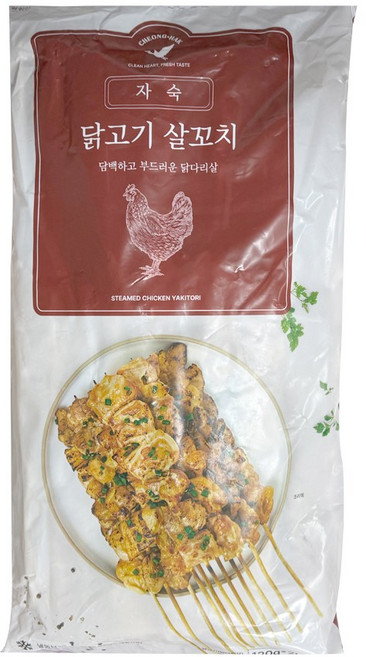 [430] 청학동 자숙 닭꼬치 2.4kg 특대 (실2.6kg-130g x 20개), 2.6kg, 1개