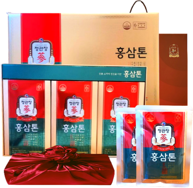정관장홍삼정 홍삼톤 30세트(홍삼농축액 비타민함량) 1500ml 부모님 새해 골프 여행 설 명절 선물세트 1개, 50ml, 30세트