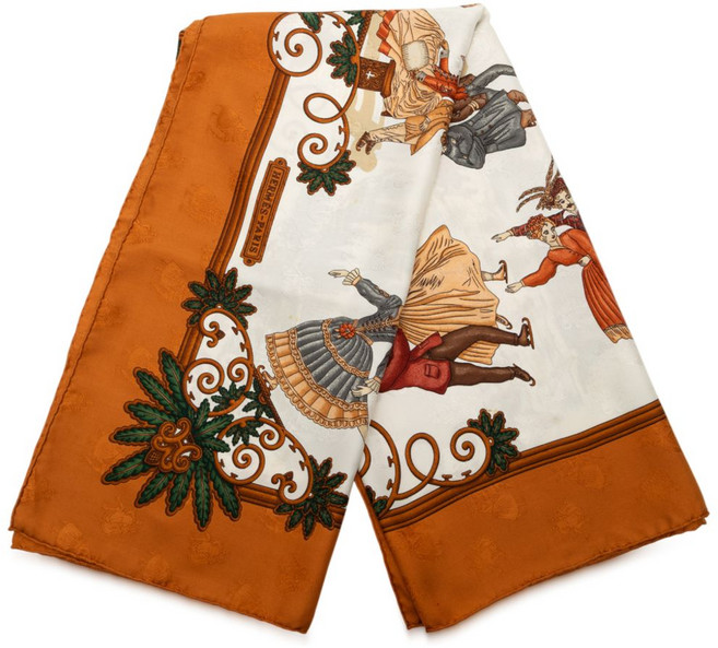 에르메스 중고 2000-2025 조이 d 하이버 실크 스카프