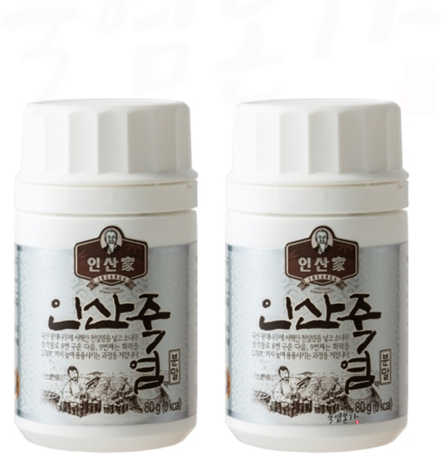 [이벤트상품]인산가 9회죽염분말 80g x 2개 죽염본가 9번구운 인산죽염 / 요리 양치 코세척 가글 세안 [정품 판매자 사업자번호: 660-58-00496]