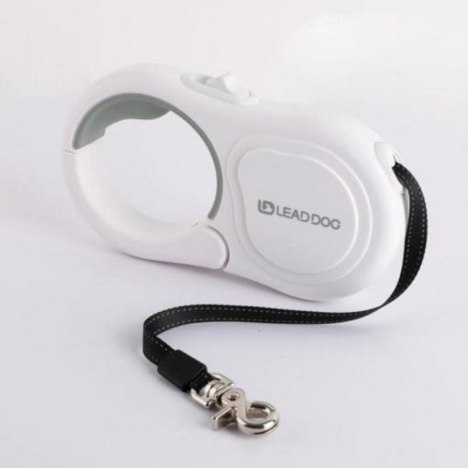 [LEADDOG] 리드독 핸즈프리 자동리드줄 5m 산책용 강아지 링고리드줄 오픈형