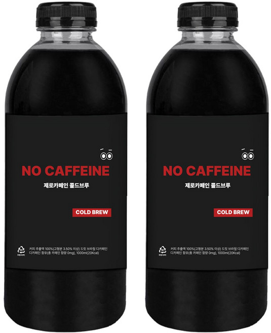 드릿커피 100% 디카페인 브라질 콜드브루, 2개, 1개입, 1L