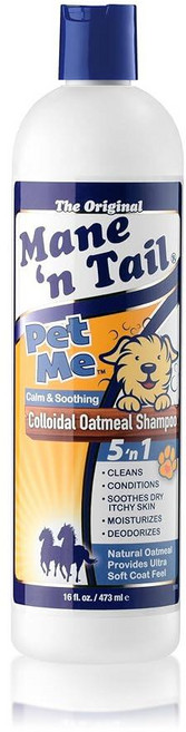 Pet Me 콜로이드 오트밀 샴푸 콜로이드 오트밀 알로에 베라 및 스피루리나 함유 강아지용