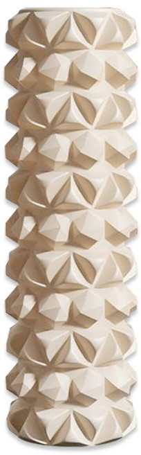 휴다온 요가 필라테스 마사지 폼롤러, 아이보리, 1개