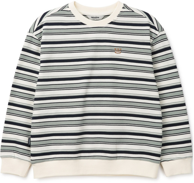 레노마키즈 남아용 민트 스트라이프 맨투맨 R2431T10822