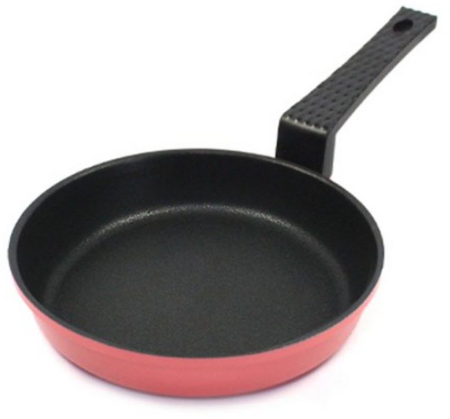 키친아트 본 핑크 후라이팬, 16cm, 1개