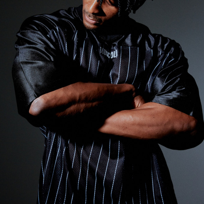 [슬로건] 럭비 져지 블랙