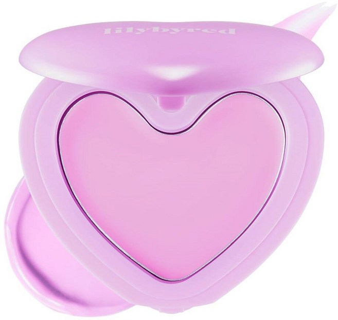 Lilybyred Luv Beam 치크 밤 | 하트 모양 한국 크림 블러시 세미 매트 마감 오래 지속 블렌딩 및 조립 가능 부드러운 크리미 텍스처 경량 내추럴 플러시, 05 치키 라벤더