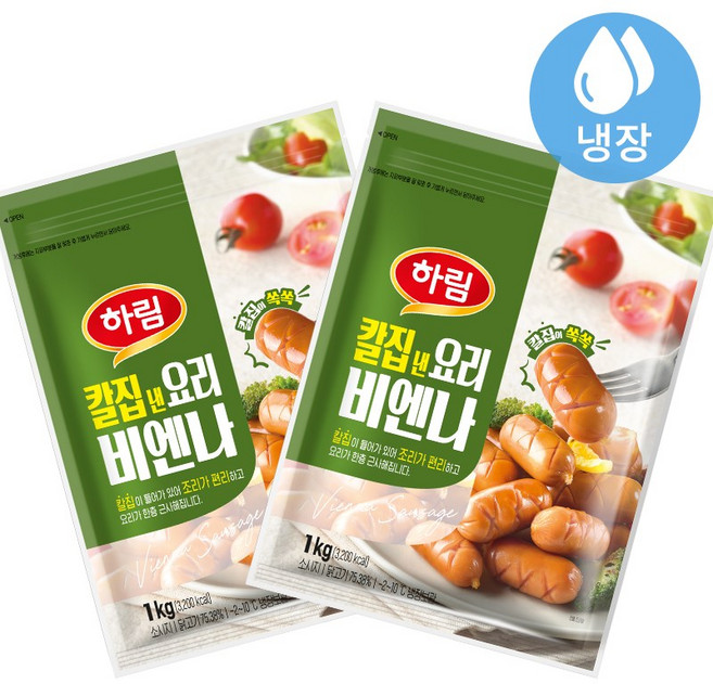 하림 칼집 낸 요리비엔나, 1개, 2kg